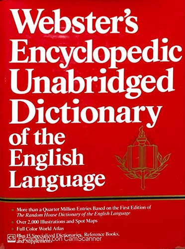 Webster's Encyclopedic Unbridged Dict of the English Language